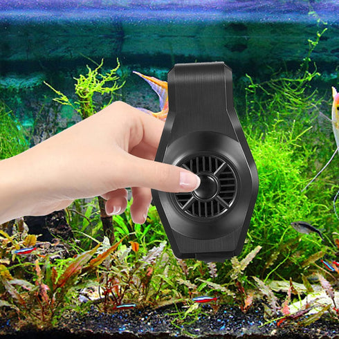 Aquarium Chiller Fan, 2-Level Speed Adjustable Fish Tank Cooling Fan Fish Tank Fan Aquarium Cooling Fan Quiet Aquarium Fan Wind Angle Adjustable C...