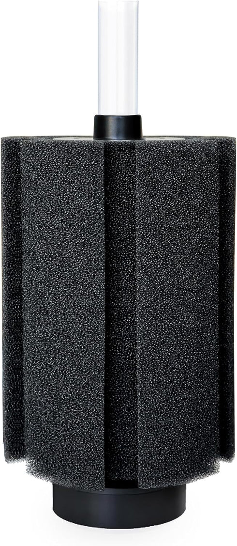 Aquarium Large Sponge Filter 80-90 Gal with Air Stone and Bio Ceramic Media, Quiet Sponge Filter for Fry, Betta, Shrimp Aquarium Fish Tank...
