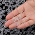 300 Pieces Rubber Band S Clips Loom Band Clips Plastic Connectors Refills for Loom Bracelets (Clear)...