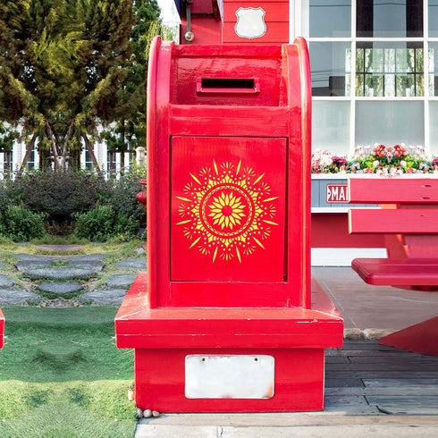 12 x 12 Inch Mandala Painting Stencil Reusable Laser Cut Painting Template Floor Wall Tile Fabric Furniture Stencils Painting Stencils Party Favor...