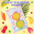 JETMORE 100 Pcs Mylar Bags, Smell Proof Bags with Clear Window, Holographic Bags for Snack, Cookie, Jewelry, Candy, Gift, Resealable Bags for Smal...