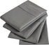 YIYEA King Pillow Cases Set of 4, Ultra Soft 1800TC Hotel Quality Double Brushed Microfiber Embroidered Pillowcases, Envelope Closure, Fade Resist...