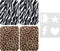 SINGER Fabric Iron-On Patches Animal Print Set with Stencil, Set of 4...