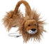 ReTrak Retractable Animalz Tangle-Free, Volume Limiting (85 dB) Over Ear Headphones for Kids, Gold Lion (ETAUDFLION), standard, Lucky Lions...