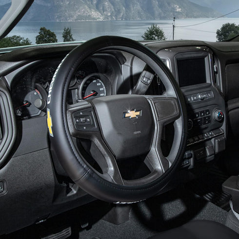 Plasticolor Chevy Gold Bowtie Style Premium Speed Grip Steering Wheel Cover...