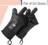 UNCO- Grill Gloves, Silicone Gloves Heat Resistant, Oven Gloves, BBQ Gloves, Meat Gloves, Barbecue Gloves, Grilling Gloves, Meat Gloves for Pullin...