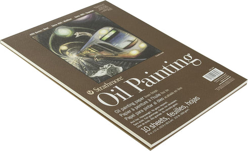 Strathmore 400 Series Oil Painting Pad 9"X12"-10 Sheets -62430309...