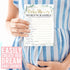 Hadley Designs Hilarious Baby Shower Games Set – 25 Double-Sided Cards for 25 Guests, 2 Games, Word Scramble Baby Shower Game, True or False, Gend...