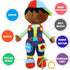 June Garden 15.5" Dressy Friends Isaiah - Educational Stuffed Plush Doll for Kids and Toddlers 2 Years and Up - Montessori Buckle Soft Toy...