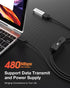 ANDTOBO USB Switch Extension Cable, (Upgraded Data + Power) USB Extension Cord with On/Off Power Switch Cable for LED Strips, iOS System, etc- 3.3...