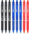 PILOT FriXion Clicker Erasable, Refillable & Retractable Gel Ink Pens, Fine Point, Assorted Ink, 8 Count (17219)...