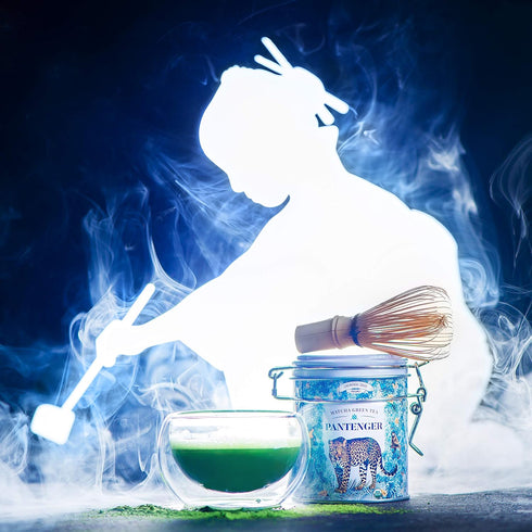 Organic Ceremonial Grade Matcha | Emerald Green, Creamy & Sweet (for a matcha) | Japanese - First Harvest - Hand Picked - Stone Milled | By Panten...