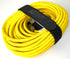 2pc 36" x 2" (31” useable) Nylon Webbing Hook and Loop Cinch Straps with Metal Buckle, Reusable Fastening, Securing, Cable Straps...
