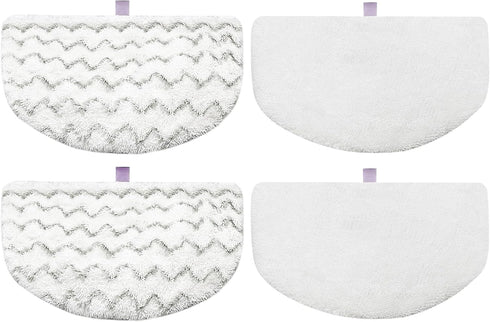 4 Pack Steam Mop Pads Replacement for Bissell Powerfresh Steam Mop 1940 1440 1544 1806 2075 Series, Model 5938 19402 19404 19408 19409 1940A 1940F...