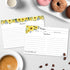321Done Sunflower Recipe Cards (Set of 50) 4" x 6" Large - From the Kitchen Of - Double-Sided for Weddings, Bridal, Baby Shower - Made in USA...