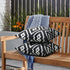 Adabana Outdoor Waterproof Boho Pillow Covers 18x18 Decorative Black and White Outdoor Throw Pillows Cover for Patio Furniture Garden Porch Pack o...