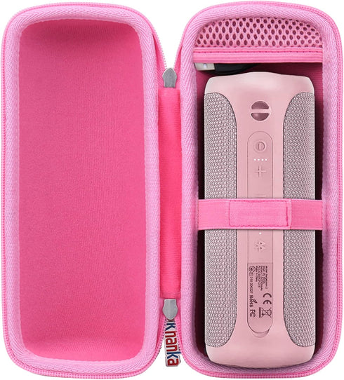 Khanka Hard Travel Case Replacement for SOWO Surgeboom 2 Outdoor Portable Bluetooth Speaker, Wireless IPX7 Waterproof Speaker, Case Only (Pink)...
