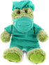 DolliBu Sitting Alligator Doctor Plush Toy - Super Soft Alligator Doctor Stuffed Animal Dress Up with Cute Uniform and Cap Outfit - Gift for Docto...