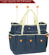Garden Tool Bag 14" x 6.7" x 12" Large Oxford Waterproof with Pockets Garden Tote Bag Gardening Plant Tool Organizer Storage Carrier Store for Out...