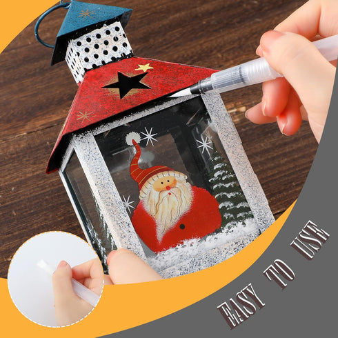 26 Pcs Touch Up Paint Pen Refillable Wall Repair Kit Fillable Paint Brush Pens for Interior Paint Touch Ups to Drywall, Cabinets Store Furniture H...