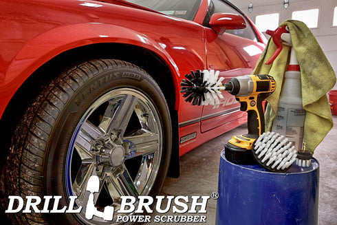 Drillbrush Drill Brush Power Scrubber by Useful Products 3 Piece Drill Brush Cleaning Tool Attachment Kit for Cleaning Furniture, Carpet, Chairs, ...