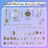 JIALEEY Celestial Mixed Sun Moon Star Charms, Wholesale Bulk Lots Antique Alloy Charms Pendants DIY for Necklace Bracelet Jewelry Making and Craft...