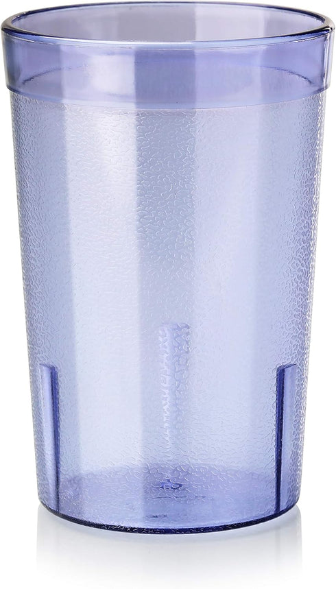 New Star Foodservice | Restaurant-Grade Beverage Tumblers (Blue (Set of 12), 8 oz)...