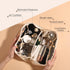 Large Capacity Travel Cosmetic Bag for Women Makeup Bag Travelling Waterproof Portable PU Leather Makeup Organizer Travel Toiletry Bag with Handle...