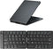 Foldable Bluetooth Keyboard - Portable Wireless Keyboard with Rechargeable Full Size Ultra Slim Folding Keyboard Compatible iOS Android Windows Sm...