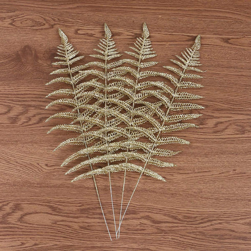 NUOBESTY Christmas Leaves Christmas Artificial Flashing Leaves Xmas Tree Hanging Ornament DIY Christmas Wreath Crafts for Wedding Christmas Tree D...