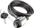 Schwinn Bike Key Lock in Braided Steel Cable, 2 Keys Included, 6 feet x 8mm Anti Theft Bicycle Lock, Security Level 1...