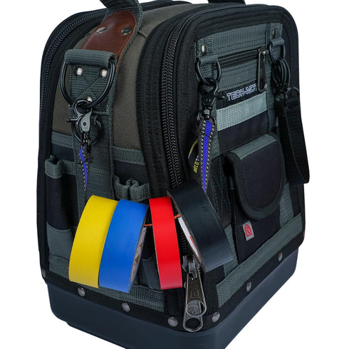 MELOTOUGH Tape Thong Electrical Tape Holder with Trigger Snap Hook for Tool Bag, Tool Pouch, Tool Belt (Blue)...