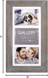 Malden International Designs Manhattan Distressed Mat Picture Frame, 3 Option, 3-5x7 , Gray...