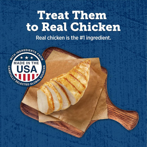 Blue Buffalo True Chews Dog Treats, Made in the USA with Natural Ingredients, Chicken Pot Pie Recipe, 12-oz. Bag...