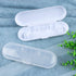 Fowecelt 2 Pack Electric Toothbrush Travel Case for Oral-B Pro and Other Electric Toothbrush, Portable Travel Toothbrush Holder (White & Clear)...