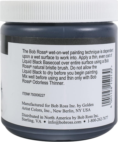 Bob Ross Liquid Black 237ml-Black...