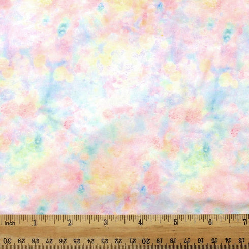 David Angie Tie Dye Printed Double Brushed Polyester Fabric Soft Smooth 4 Way Stretch Knit Fabric by The Yard for Dress Sewing (Colorful)...