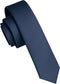 RBOCOTT Solid Color 1.58" Wide Skinny Tie Slim Necktie for Men (4cm)...