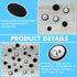 40 Pcs Black Buttons, Fabric Cloth Covered with Metal Shank Round Button Tuxedo Suit Vintage Black Coat Sewing Buckle Jacket Coat Blouse Jeans Dre...