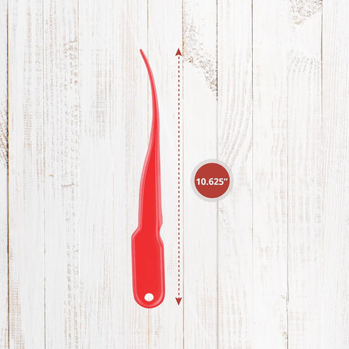 Maine Man Shrimp Peeler Deveiner Cleaner Tool, 8-Inches, Red...