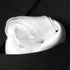 Fine White 100% Silk Pocket Square for Men Full-Sized 17"x17"...