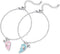 2pcs Best Friend Unicorn Bracelet BFF Heart Jewelry Christmas Birthday Gift for Friends or Sister...