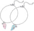 2pcs Best Friend Unicorn Bracelet BFF Heart Jewelry Christmas Birthday Gift for Friends or Sister...