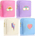 4 Pcs Preppy Patch Makeup Bag Cute Chenille Letter Pouch Cosmetic Makeup Cases Toiletry Bag with Zipper Travel Organizer Stuff Skincare Bags for G...