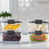 Rubbermaid Brilliance BPA Free Airtight Food Storage Containers with Lids, Set of 4 (4.7 Cup) Ideal for Lunch, Meal Prep, and Leftovers...