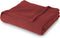 Sun Yin 100% Cotton Soft Cozy Twin Blanket, Burgundy, Wine...