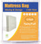 ComfortHome Mattress Bag for Moving and Storage, 4 Mil Extra Thick, Twin and Full Size, 1 Pack Clear...