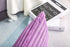 TangDepot, Set of 2 Soft Plush Velvet Big Striped Corduroy Solid Decorative Throw Pillow Covers, Euro Shams, European Pillow Covers - (28"x28" 2 P...