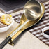Stainless Steel Spoon Rest (2 Pack), VOJACO Spoon Rest for Kitchen Counter, Gold Spoon Holder for Stove Top for Spoons, Ladle, Spatula, Cooking Ut...