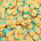 LiQunSweet 3500 Pcs Fake Pineapple Fruit Shape Slice Decoden Nohole Charms Handmade Polymer Clay Cabochons for Decorations DIY Cake Dessert Phone ...